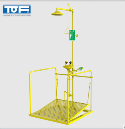 TOF 科恩實(shí)驗(yàn)室化驗(yàn)室復(fù)合緊急淋浴雙口洗眼器 KC22