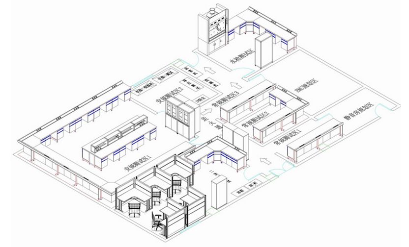 重慶實驗室平面規(guī)劃